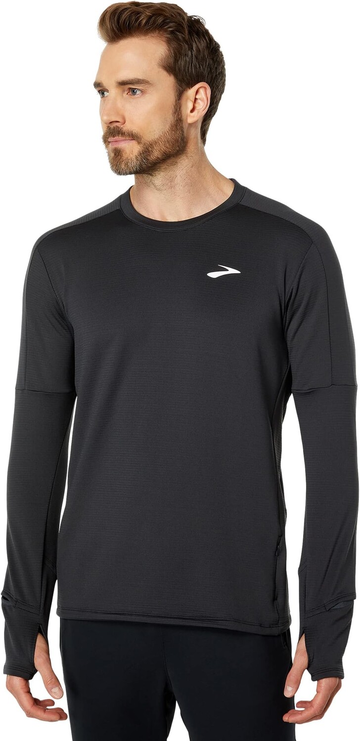 

Notch Thermal с длинным рукавом 2.0 Brooks, черный, Черный;серый, Notch Thermal с длинным рукавом 2.0 Brooks, черный