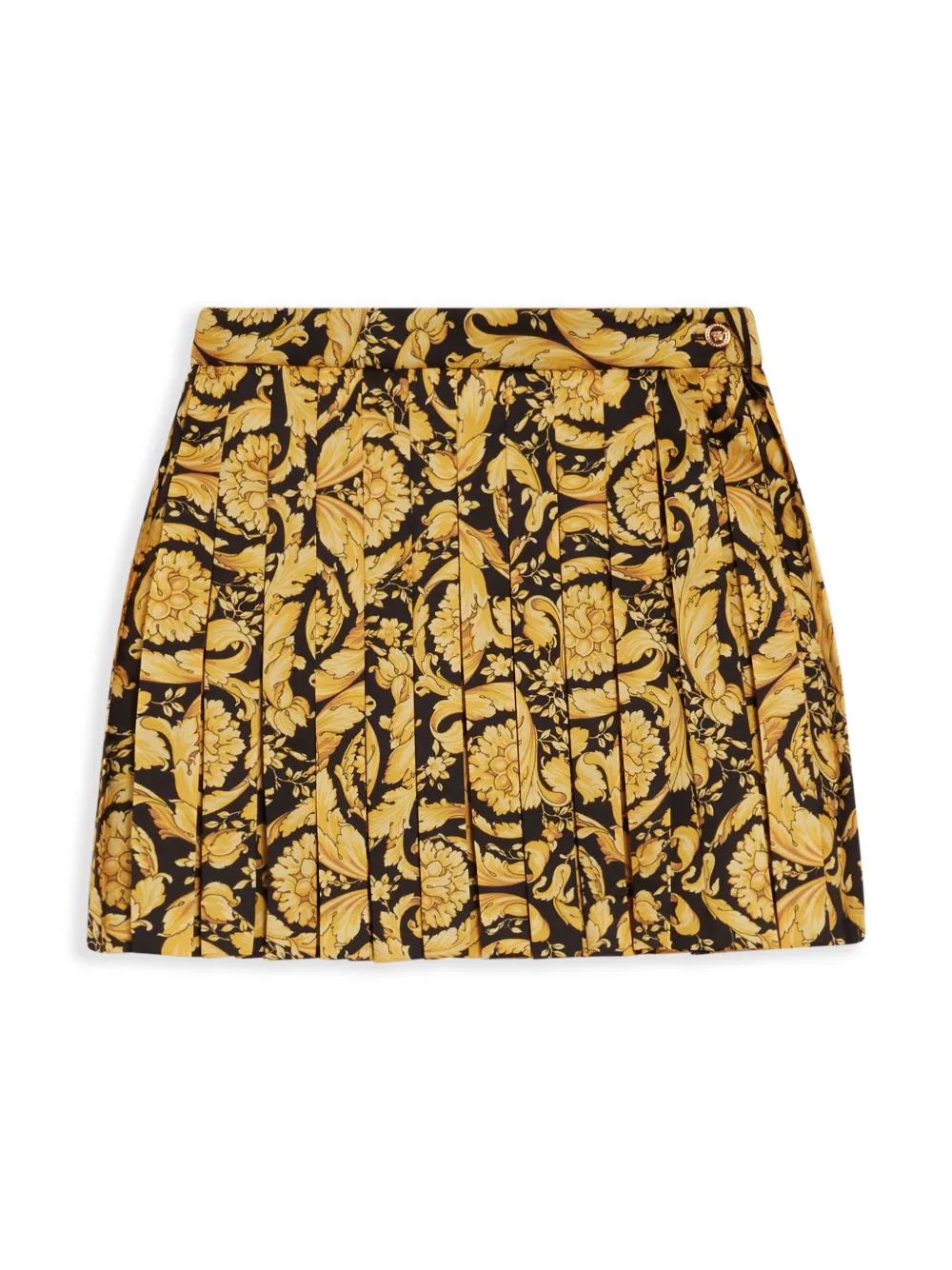 

Юбка с принтом Barocco Versace Kids, желтый