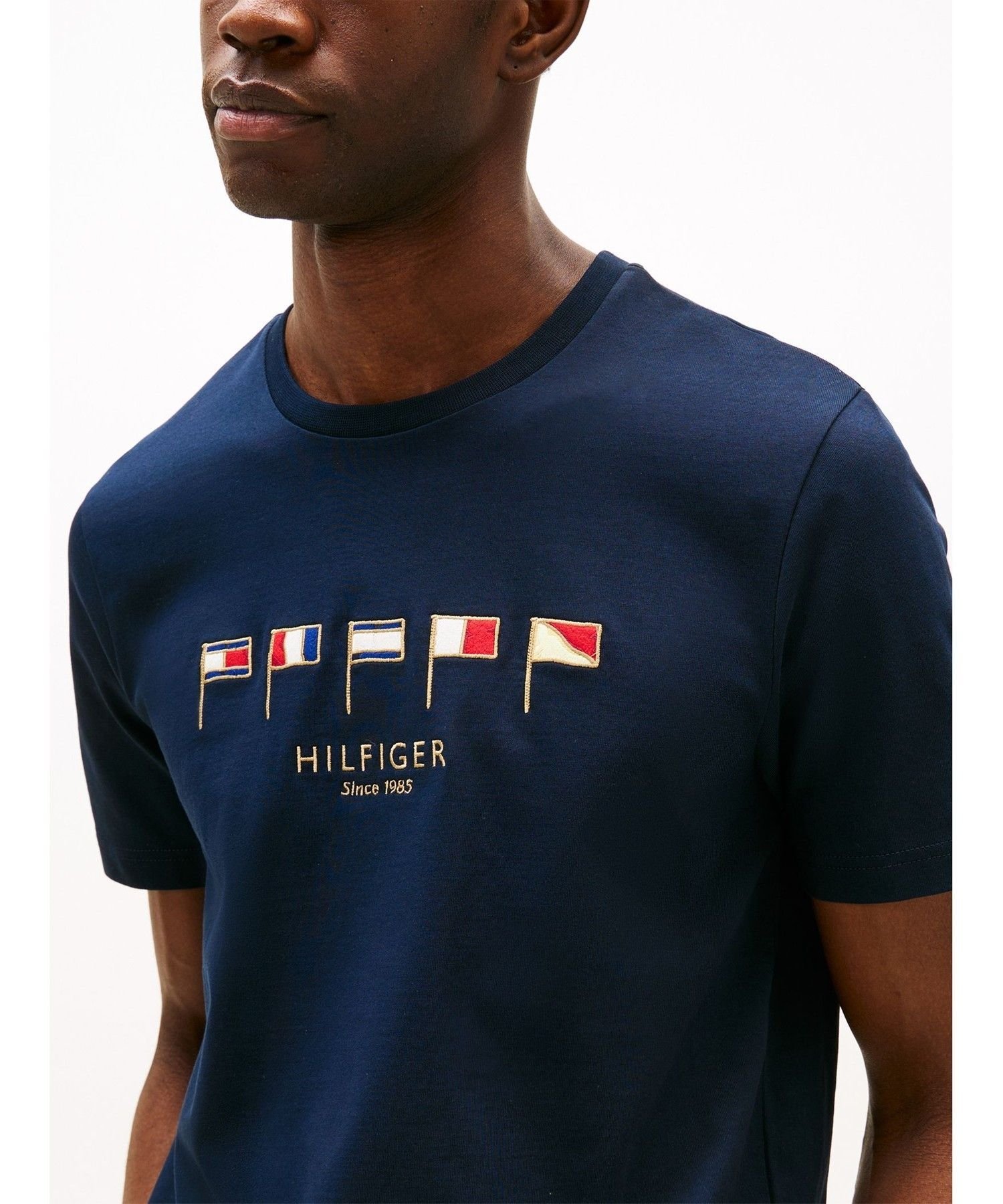 Футболка Hilfiger Multi-Flag TOMMY HILFIGER, Blue D03 — фото 3