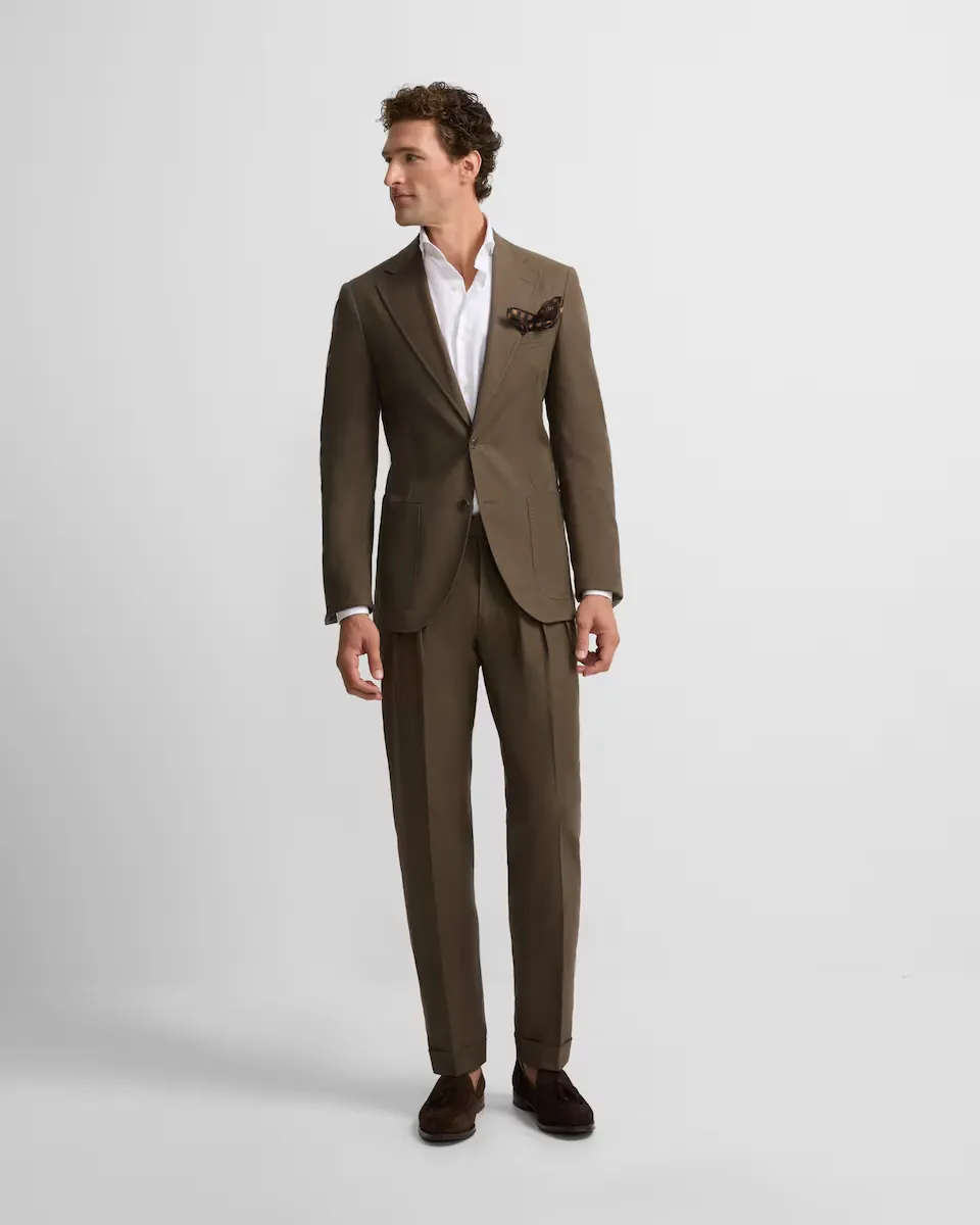 

Классические мужские брюки синего цвета Silbon, зеленый