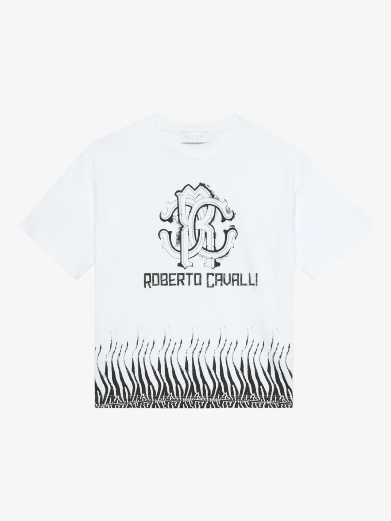 

Футболка с логотипом Roberto Cavalli Junior, белый
