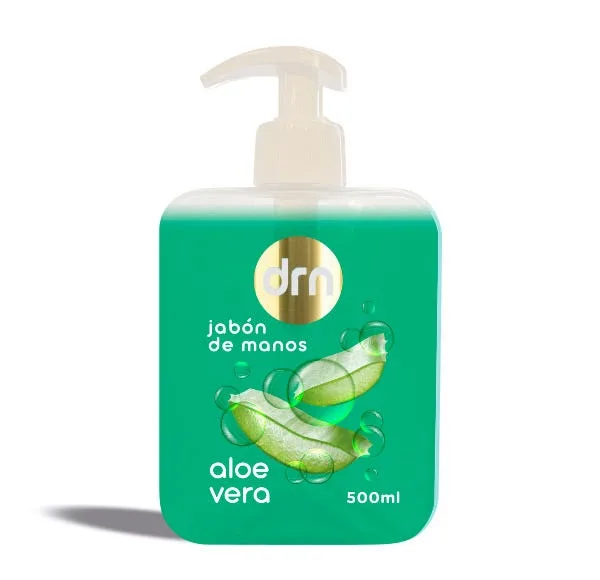 Мыло с чистым соком алоэ вера DRN Jabón Liquido Manos Aloe Vera 500 мл