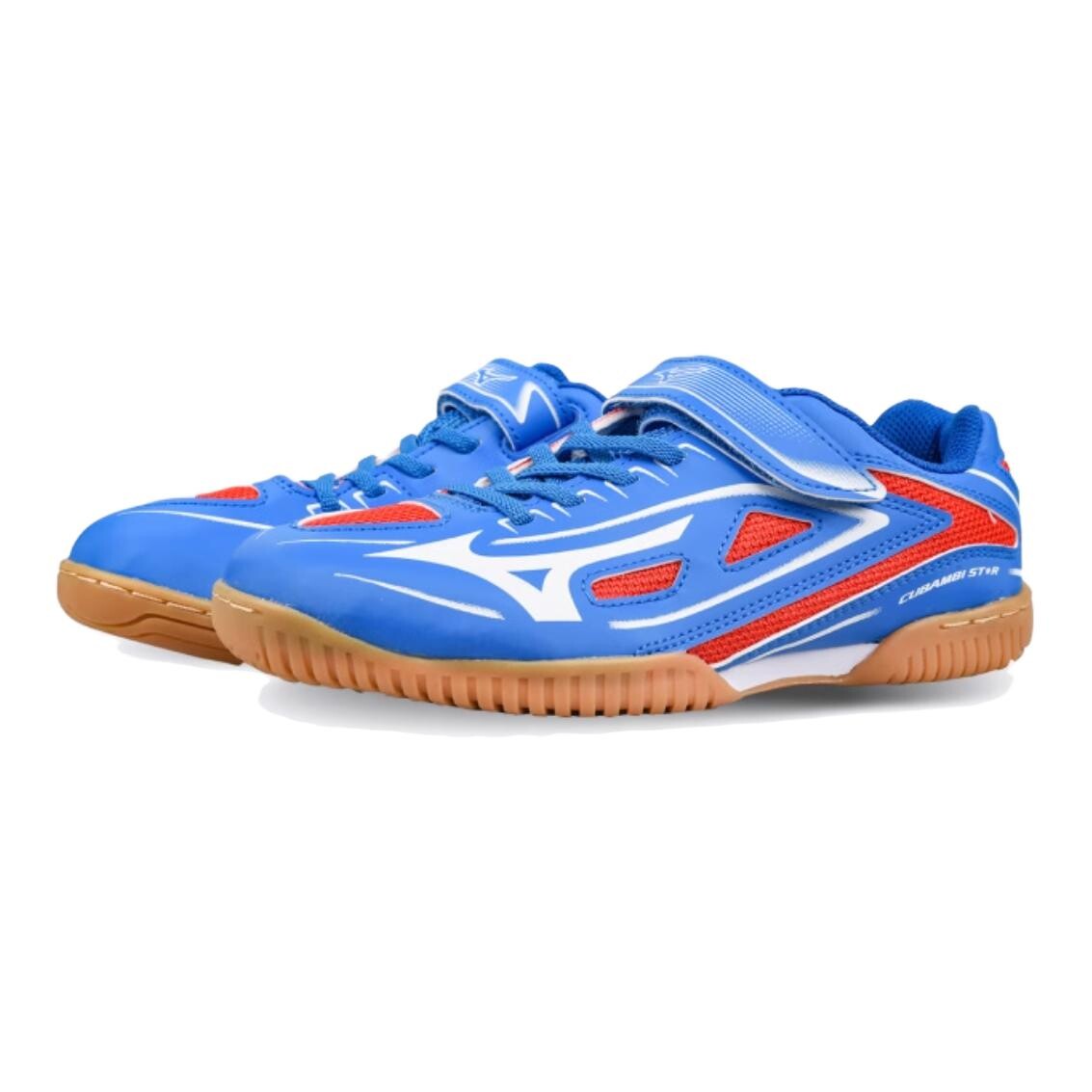 Детские кроссовки GS Low-top Синие/Белые/Красные Mizuno, синий — фото 3