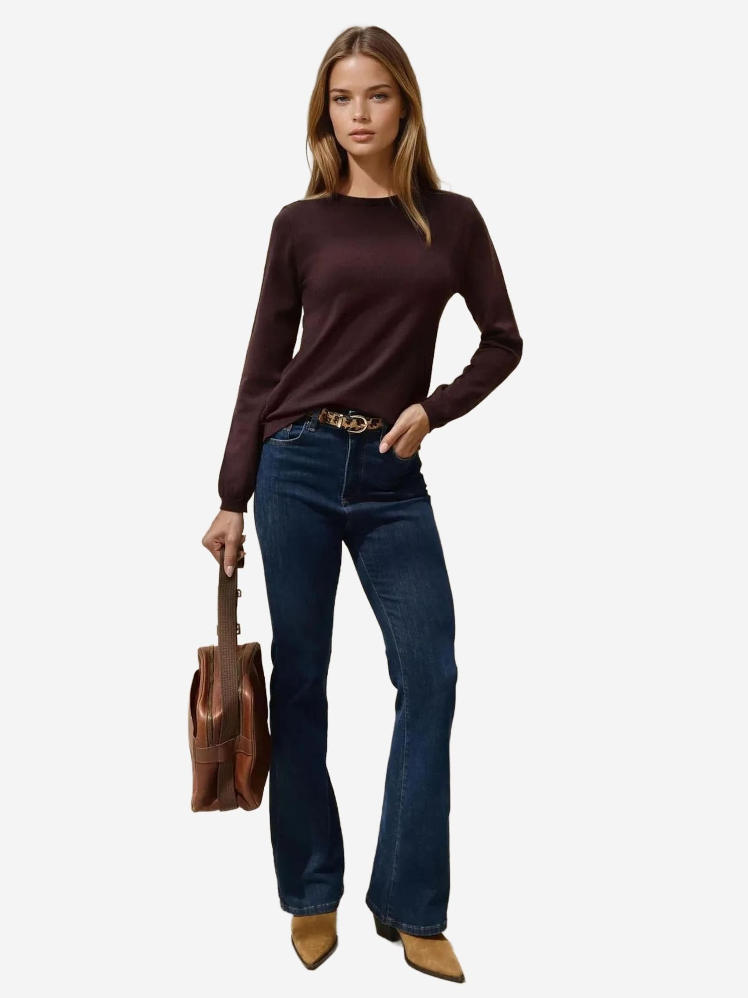 

Hiccup Свитер в вишнево-красном цвете