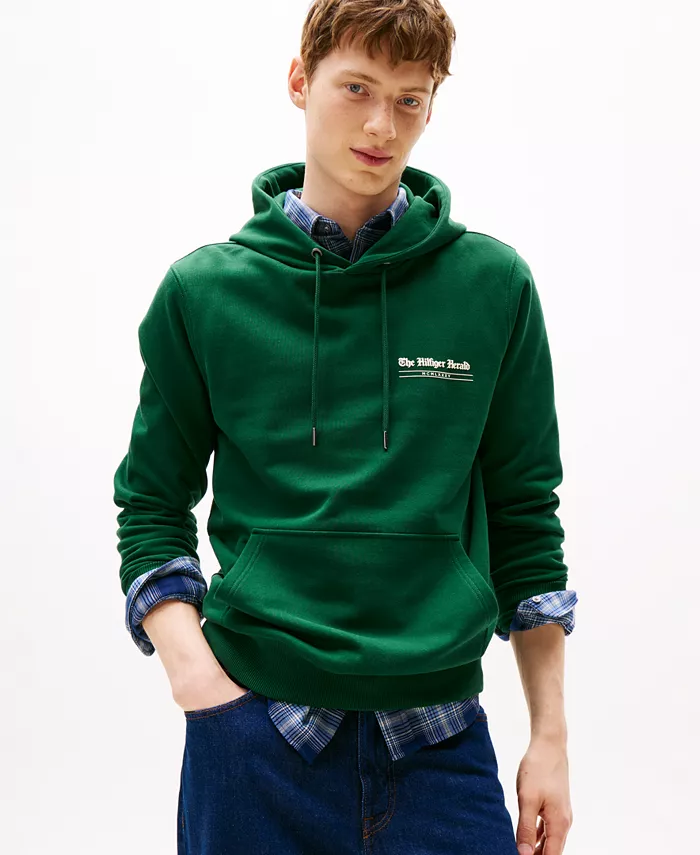 

Мужская толстовка с капюшоном Herald Graphic Tommy Hilfiger, зеленый