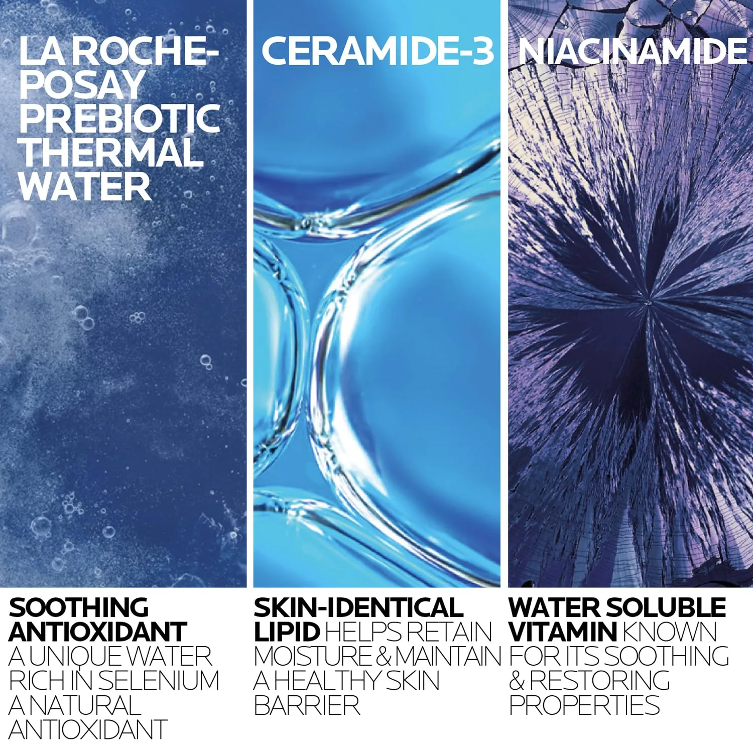 La roche-posay toleriane очищающая пенка для лица, безмасляное средство для умывания для женщин и мужчин с ниацинамидом и церамидами, очиститель пор для чувствительной кожи, не сушит кожу, без мыла 400 мл (1 шт.) — фото 3