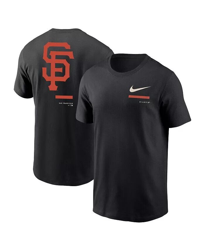

Мужская черная футболка через плечо San Francisco Giants Nike