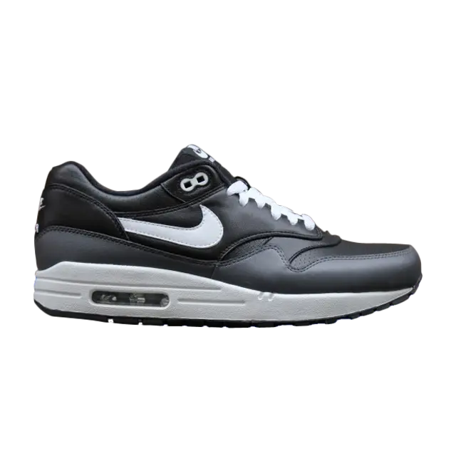 

Кроссовки Nike Air Max 1 Leather 'Black Grey White', черный