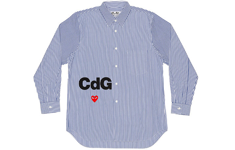 

Comme Des Garcons Play женская блузка в полоску CDG Play, синий