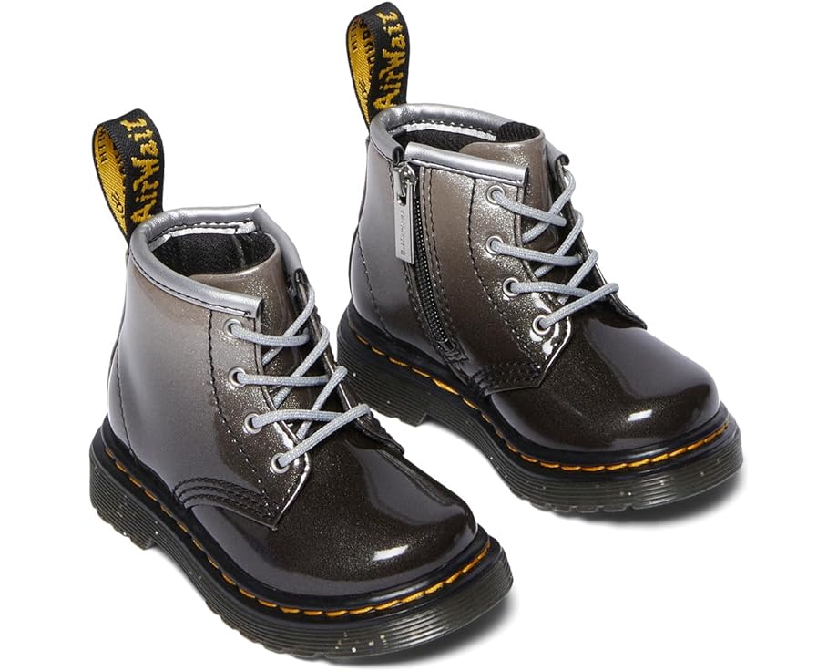 

Ботинки Dr. Martens Kid's Collection 1460 Glitter, серебряный