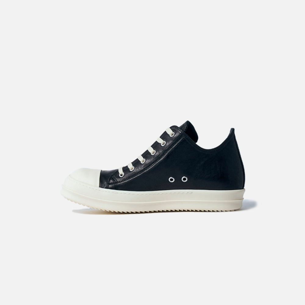 Кроссовки Rick Owens WMNS Scarpe Low Sneaker, цвет Scarpe in Pelle Black/Milk/Milk — фото 3