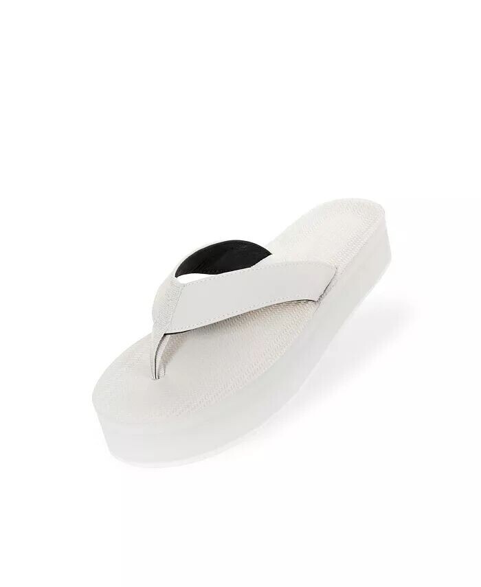 Женские вьетнамки на платформе Indosole, белый
