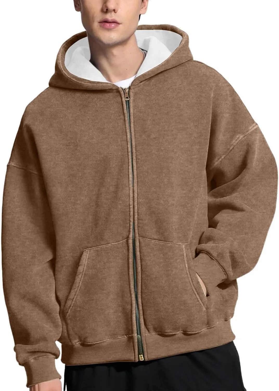 

Куртка RTTUIOP с капюшоном, зимняя, на молнии