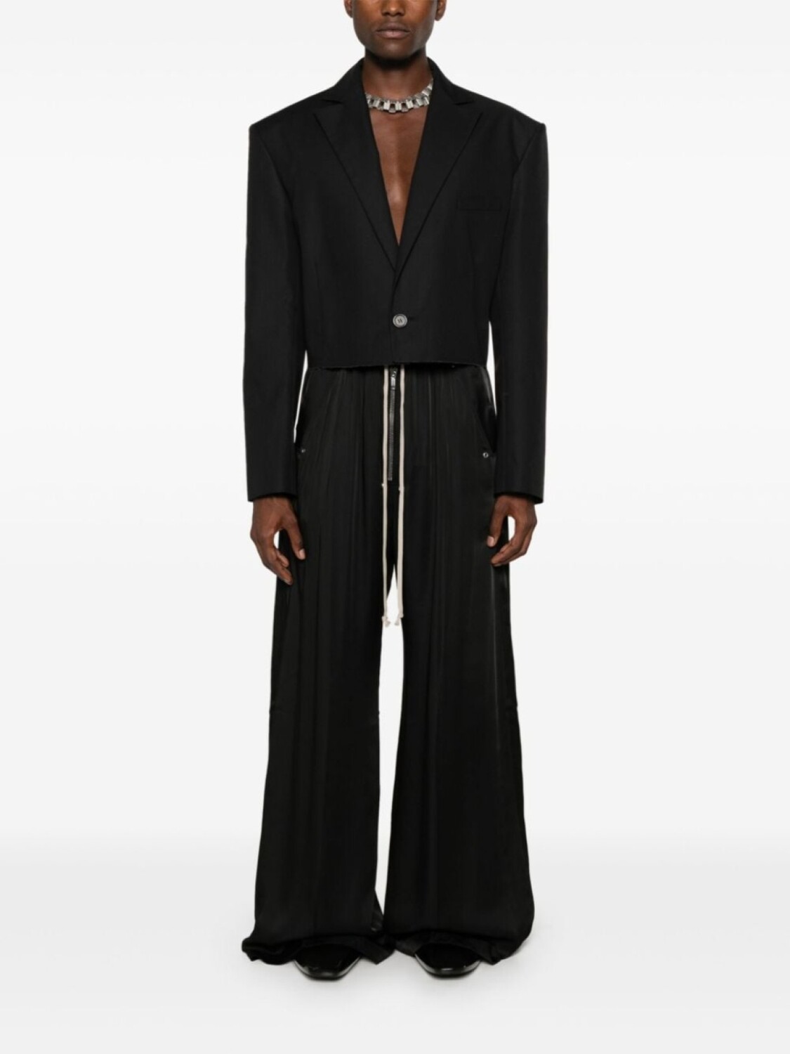 

Rick Owens брюки Bela с низкой посадкой и широкими штанинами, черный