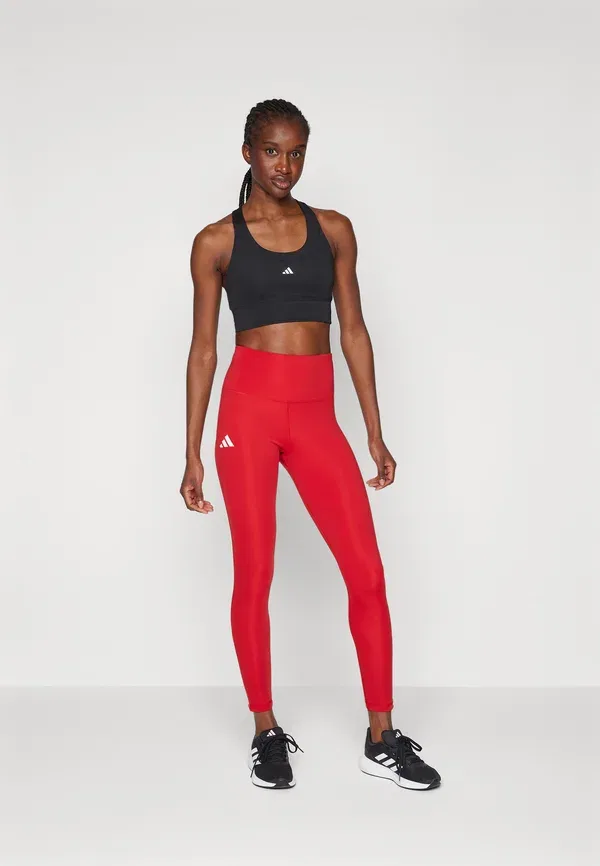 Трикотажные штаны для бега Adidas Performance, командный красный — фото 2