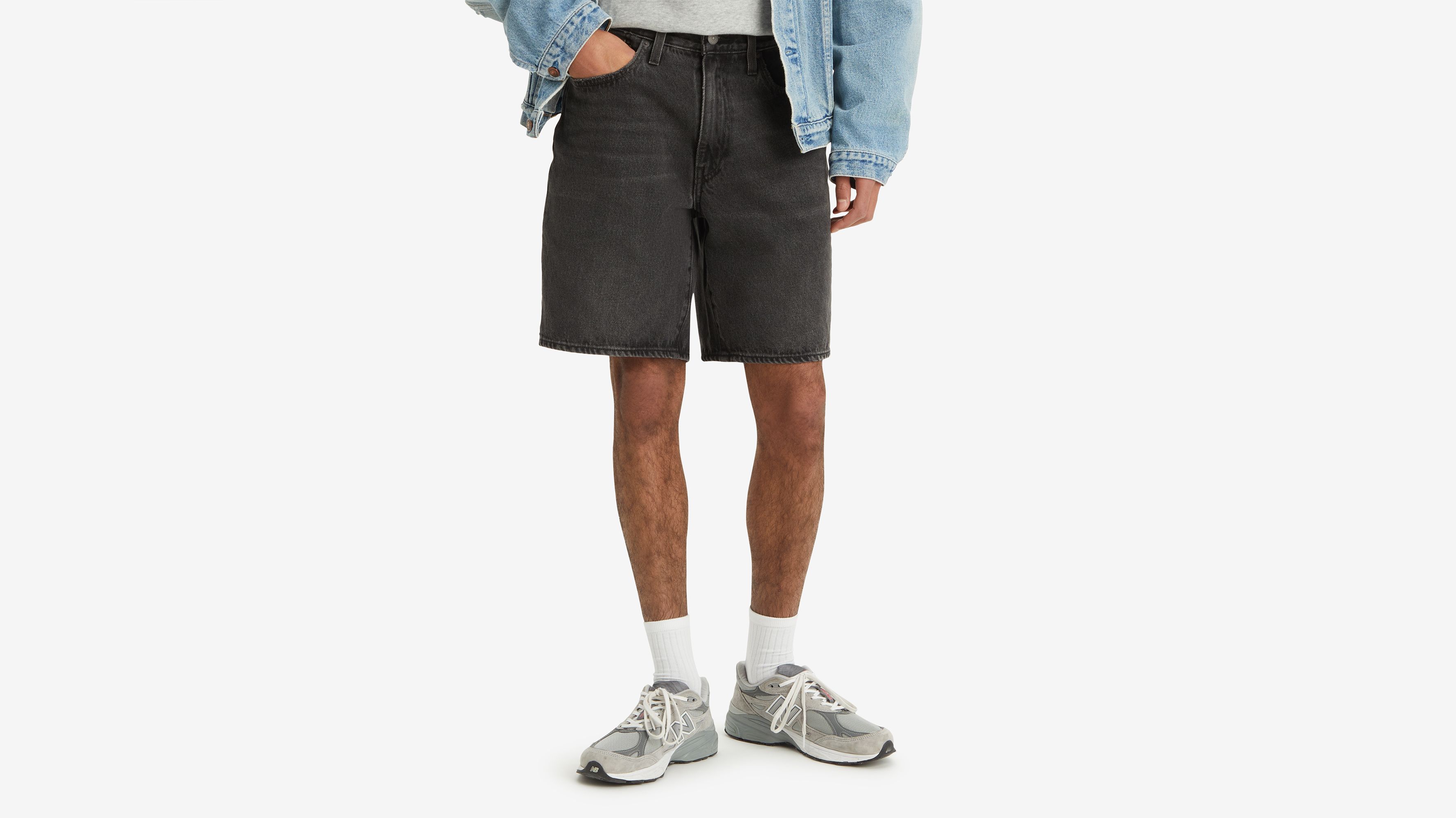 468 Свободные мужские шорты 9 дюймов Levi's, цвет Black — фото 2