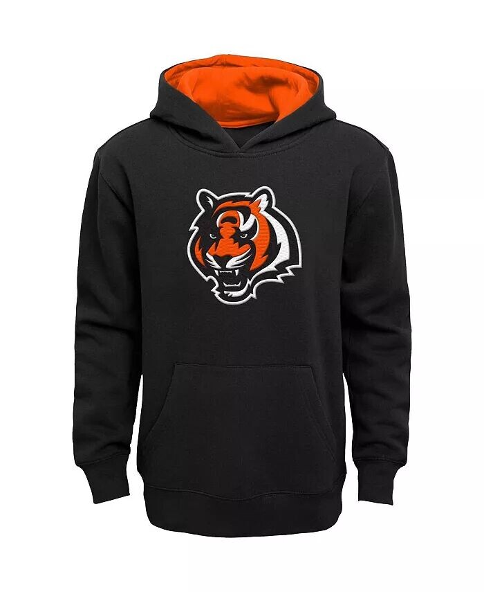 

Черный пуловер с капюшоном Big Boys Cincinnati Bengals Prime Outerstuff