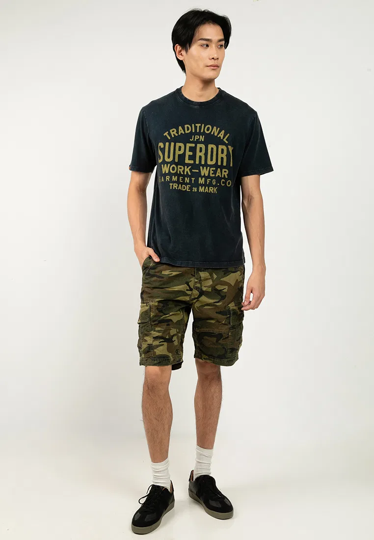 Шорты карго, тяжелая ткань, мужские Superdry — фото 4