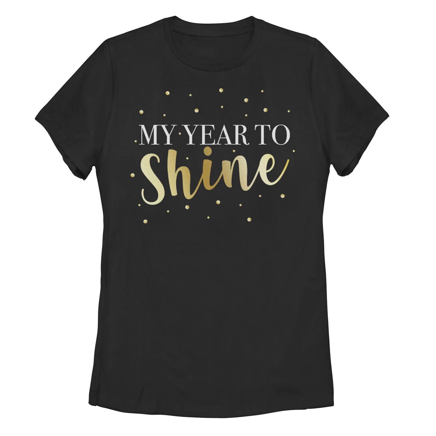 

Новогодняя футболка с рисунком «My Year To Shine» для юниоров