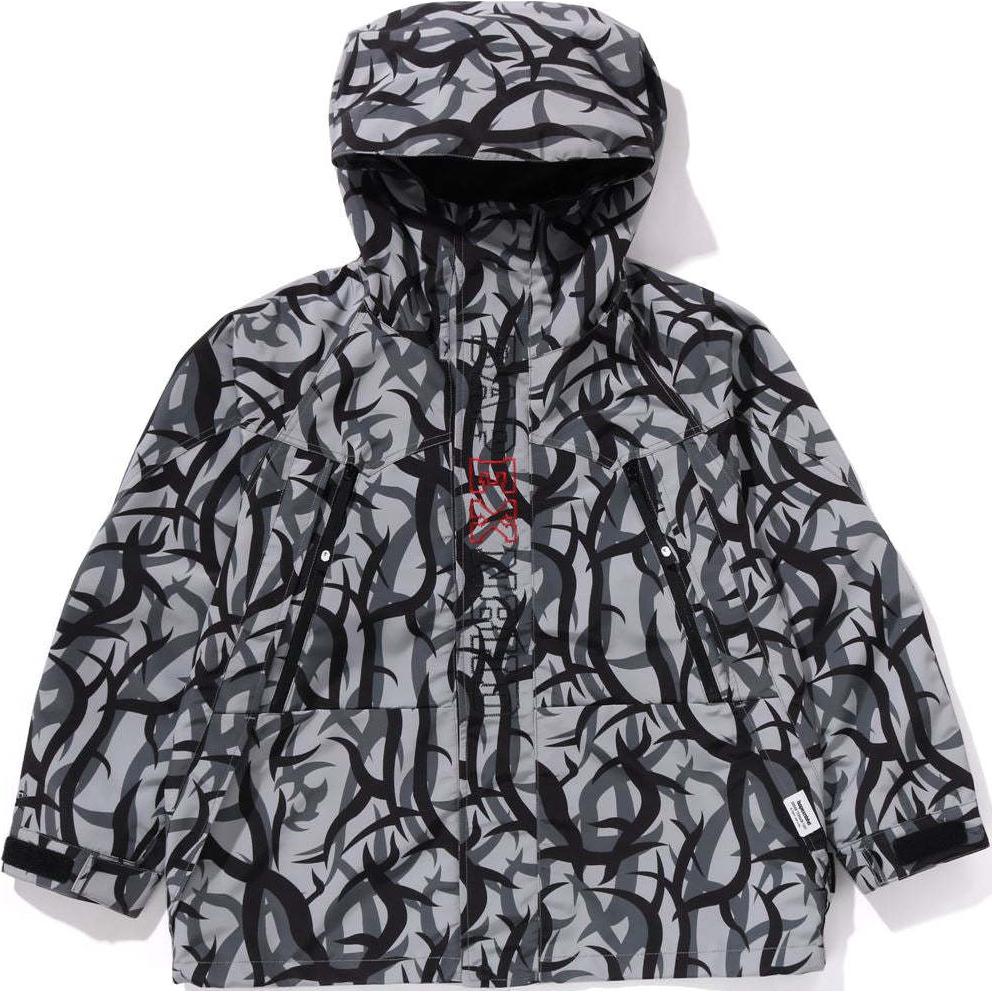 

A BATHING APE Куртка унисекс NEIGHBORHOOD совместного бренда, Gray