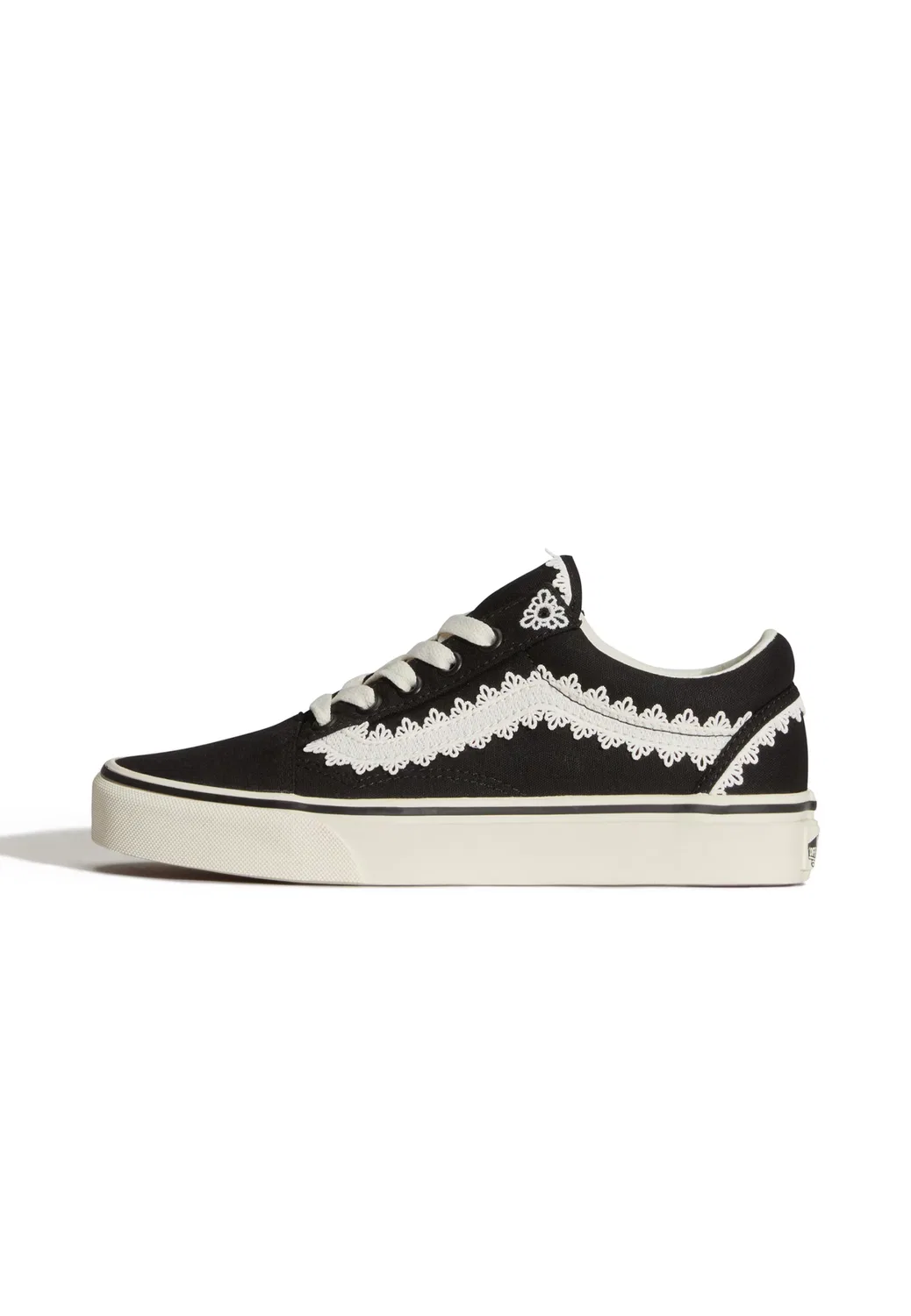 Туфли на шнуровке в стиле 'олдскул' Vans, Black