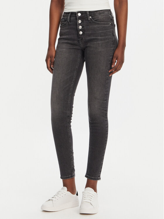 

Обтягивающие джинсы J20J225114 Calvin Klein Jeans, черный