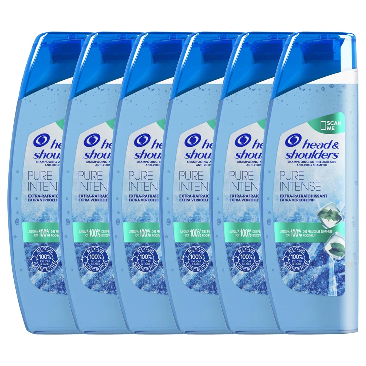 Шампунь против перхоти Head & Shoulders Pure Intense Menthol Cooling, 6 x 250 мл ‎Head & Shoulders