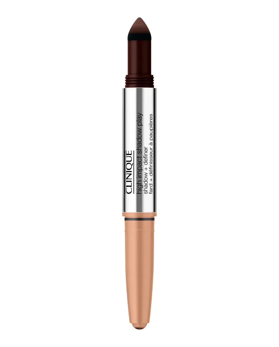 Двойные тени для век в стике High Impact Shadow Play Shadow Definer Clinique, Café Au Lait — фото 2
