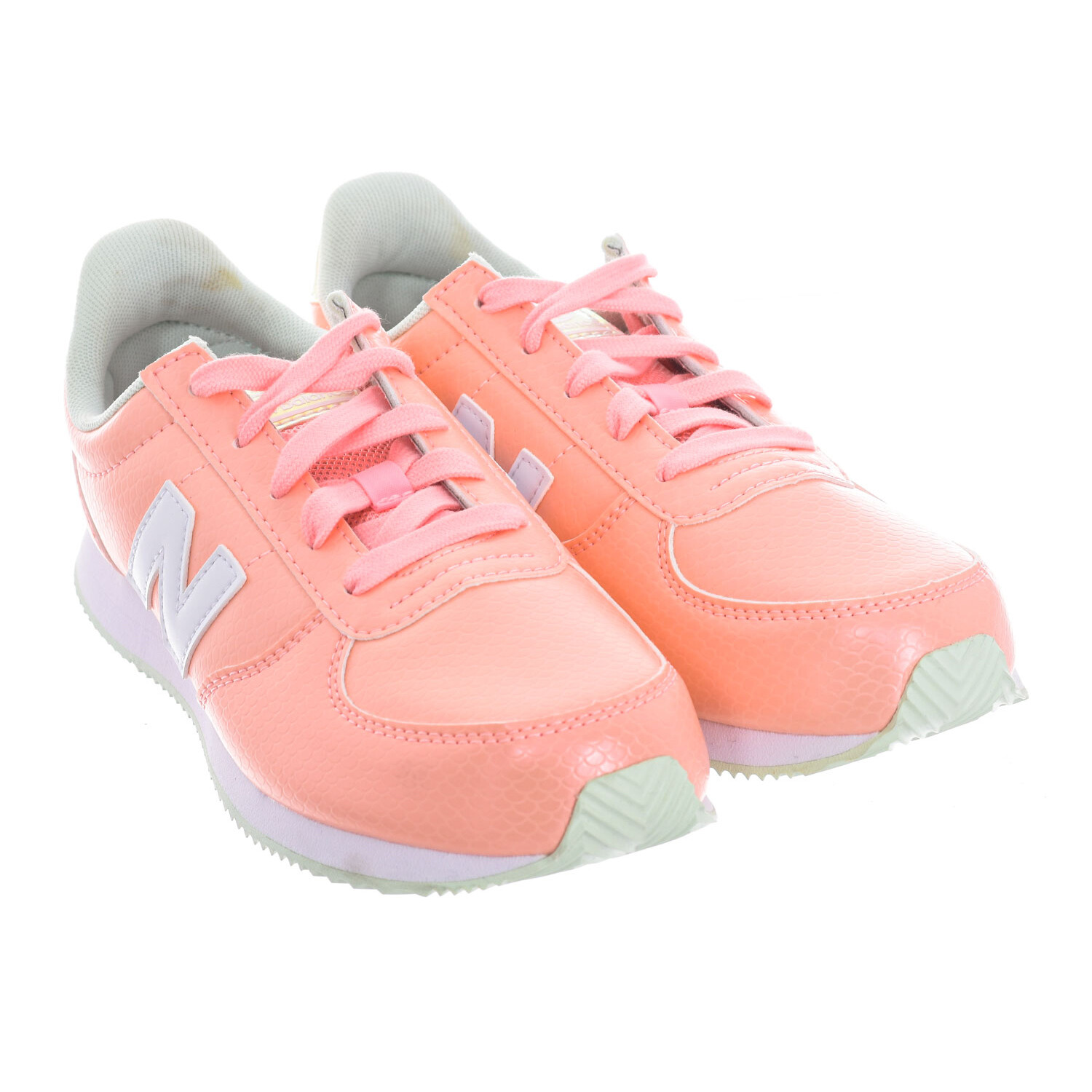Спортивные туфли на шнуровке yc220 New Balance, оранжевый — фото 3