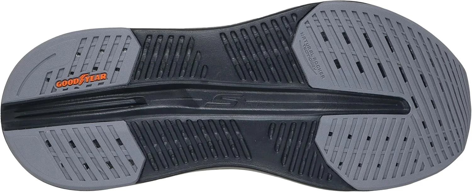 Мужские слипоны Skechers Hands Free с максимальной амортизацией и технологией Glide-Step, черный/серый — фото 3