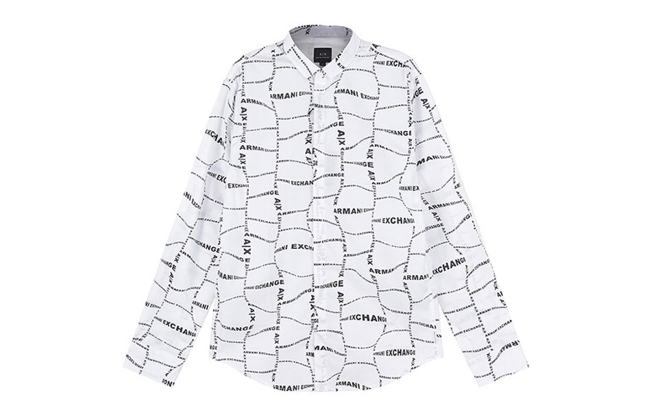 

Рубашка мужская белая Armani Exchange, белый