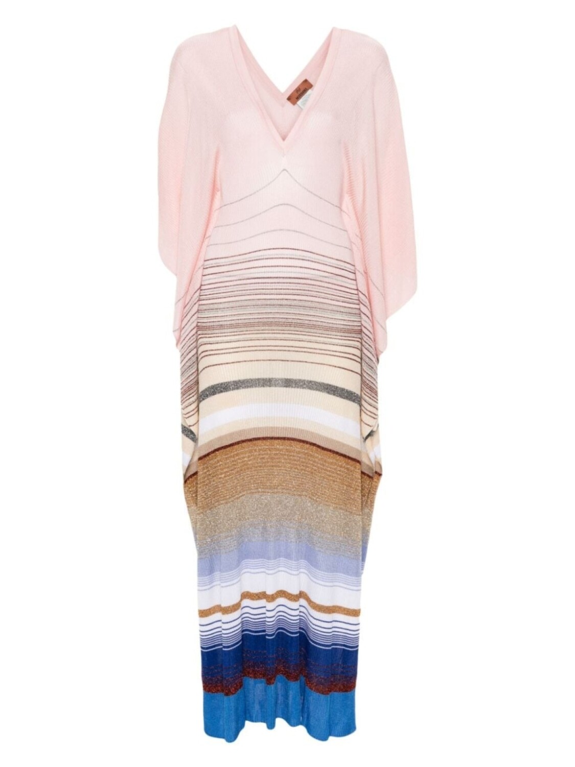 

Missoni пляжное платье в полоску, розовый
