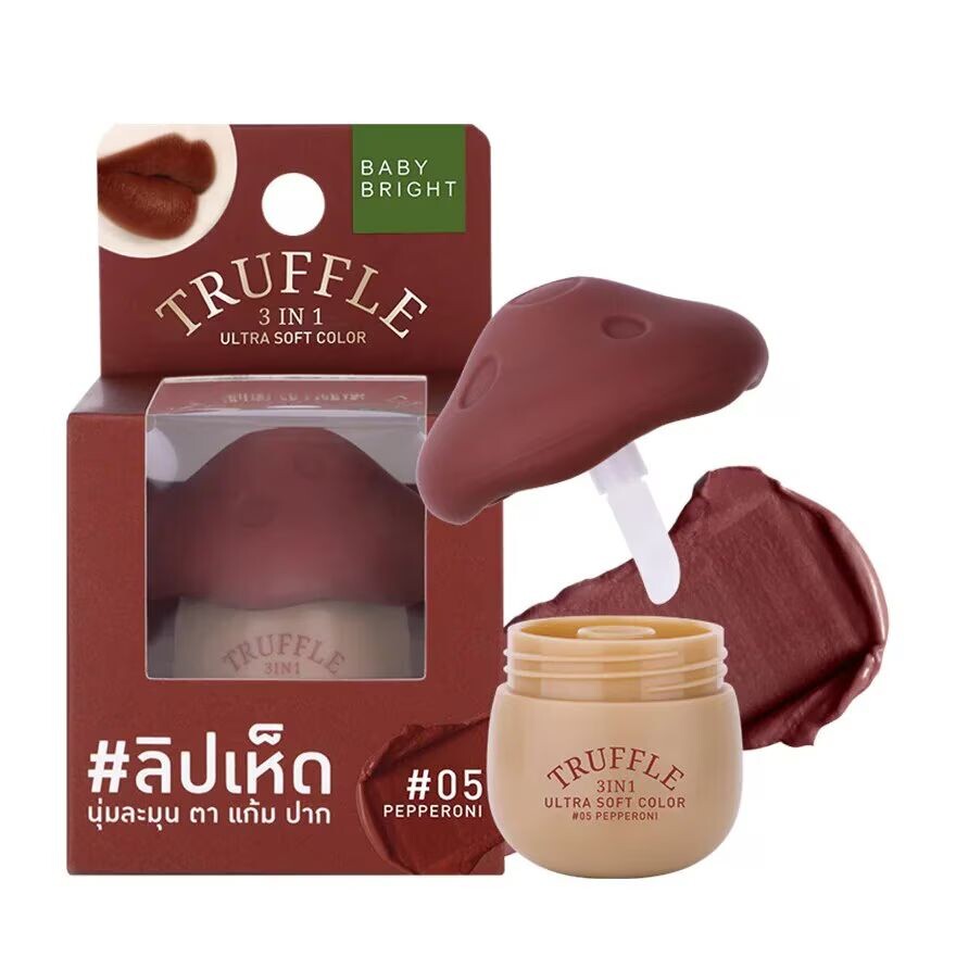 

Baby Bright Трюфель 3 в 1 Ultra Soft Color Lip Lip 6г. 05 Пепперони, Pepperoni