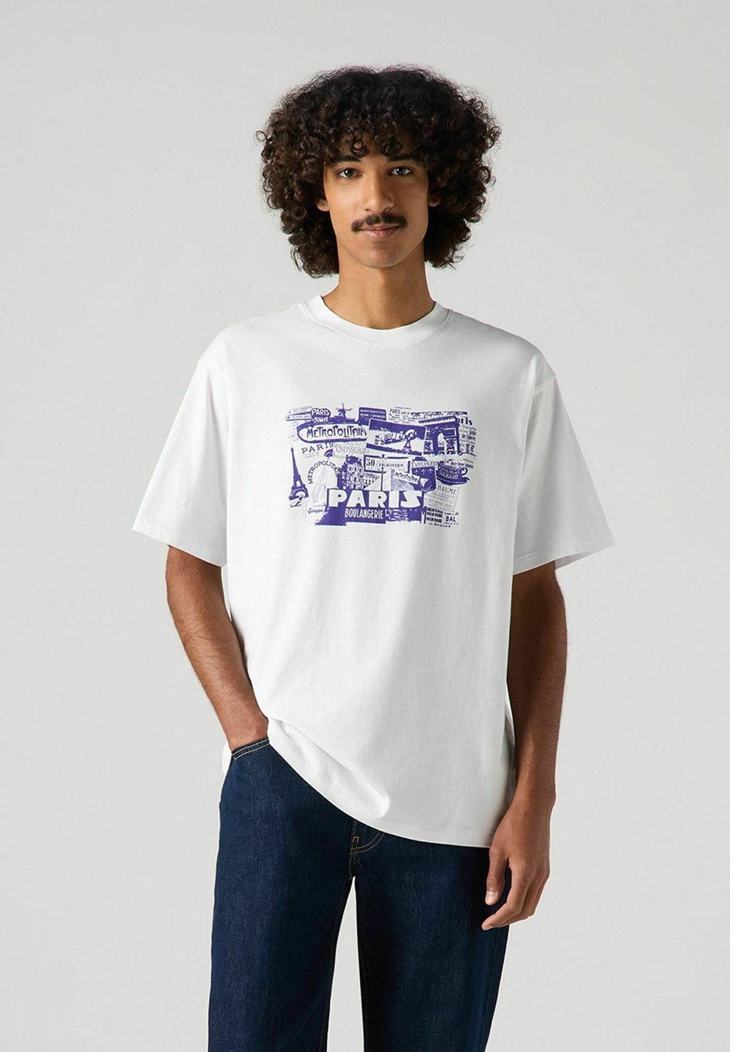 

Футболка с принтом RED TAB VINTAGE TEE Levi's, цвет Elysees White