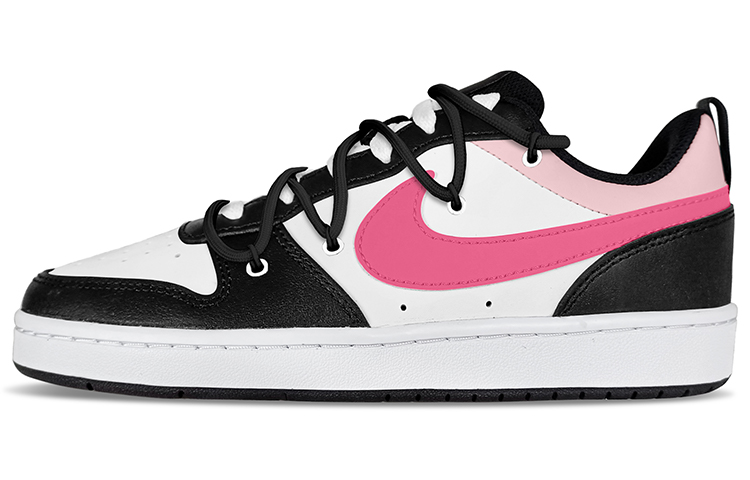 

Кроссовки Nike Court Borough Skateboard Shoes Women's Low-Top Pink, Черный, Кроссовки Nike Court Borough Skateboard Shoes Women's Low-Top Pink