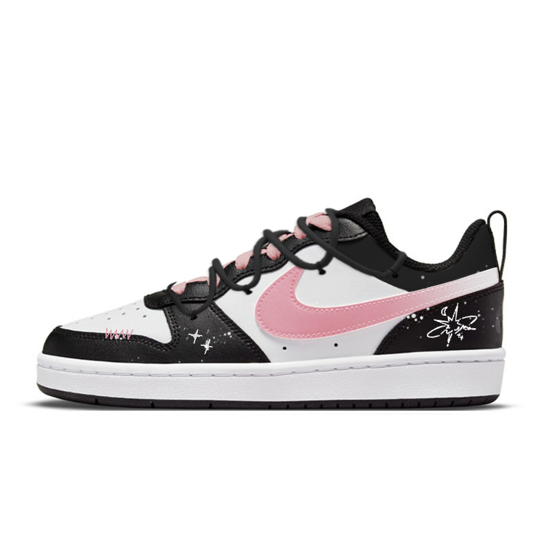 

Nike Кроссовки Court Borough Low 2 Low top Skateboard Shoes Black Pink Kids'