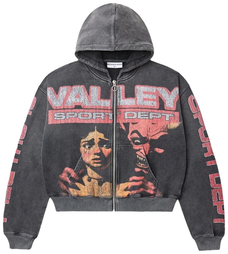 

Худи Vale Forever Devils Advocate Zip Up Hoodie 'Black/Red', черный
