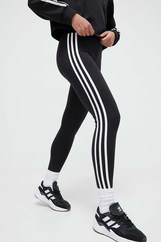 

Леггинсы с 3 полосками adidas Originals, черный
