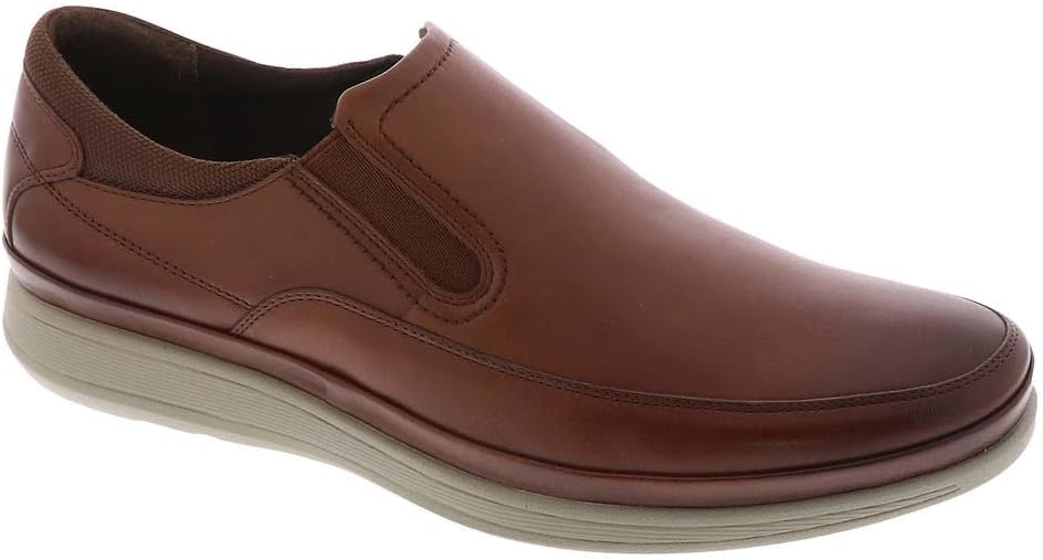 Мужские слипоны Florsheim Motion Moc Toe Slip On, Cognac — фото 2