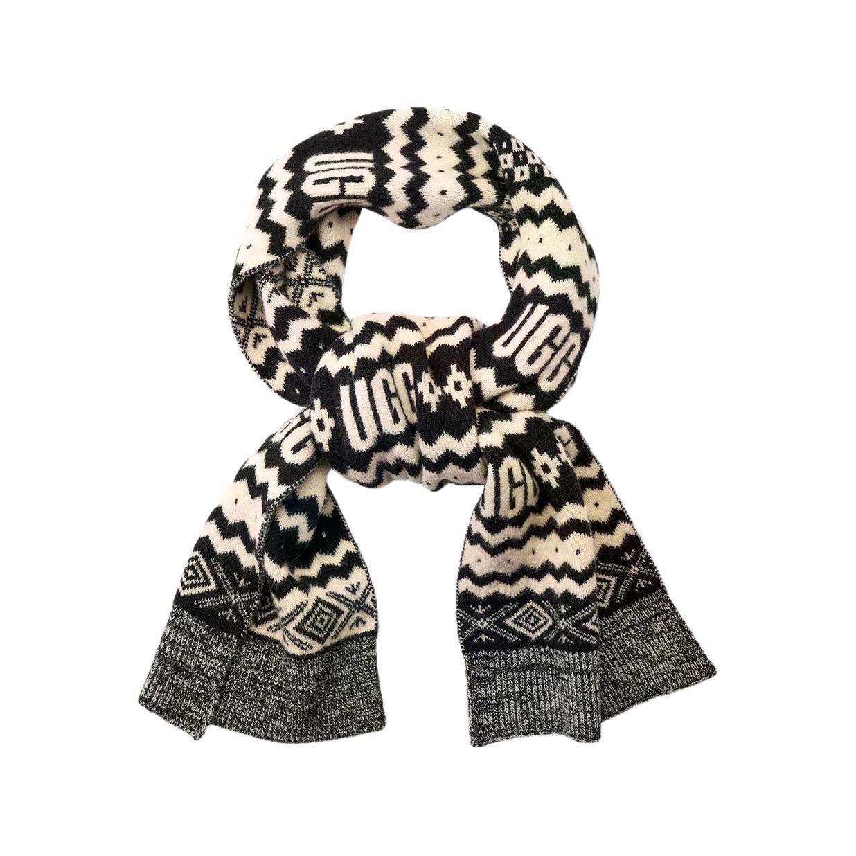 

UGG Акриловая шаль унисекс черная, BLKM | Black