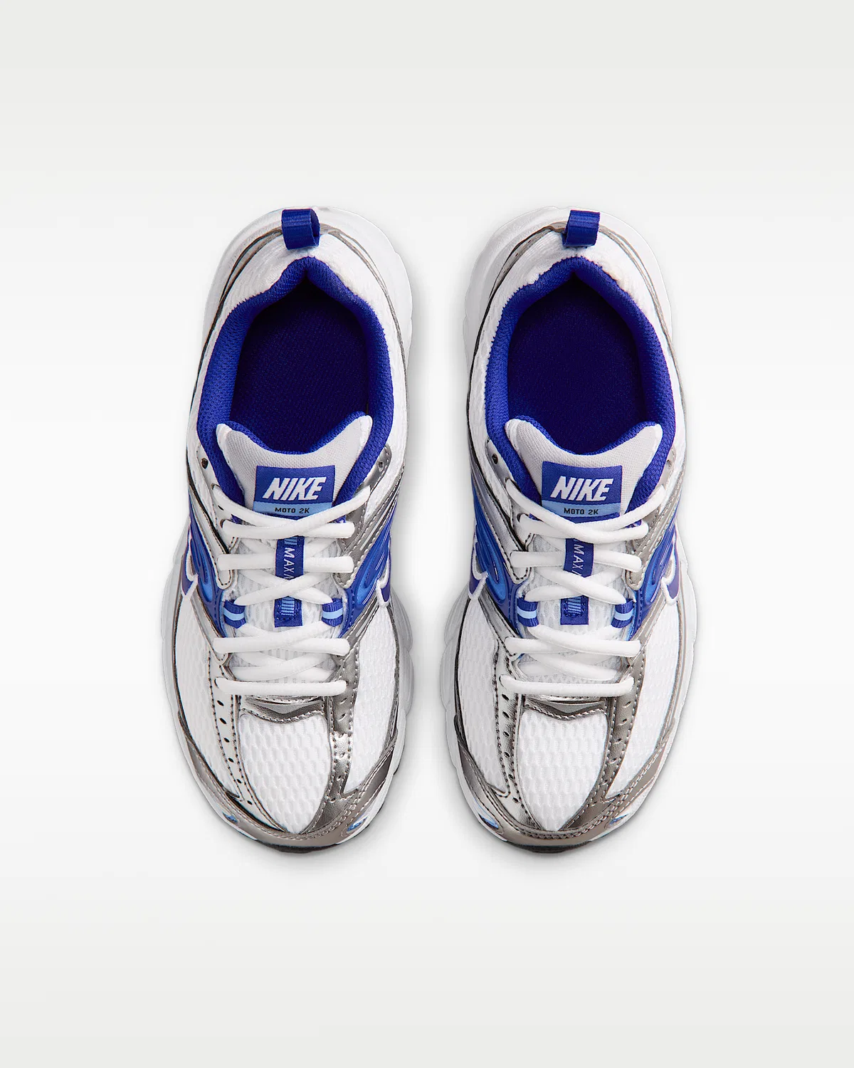 Кроссовки Nike Air Max Moto 2K для старших детей, White/Wolf Grey/Royal Pulse/Concord — фото 4