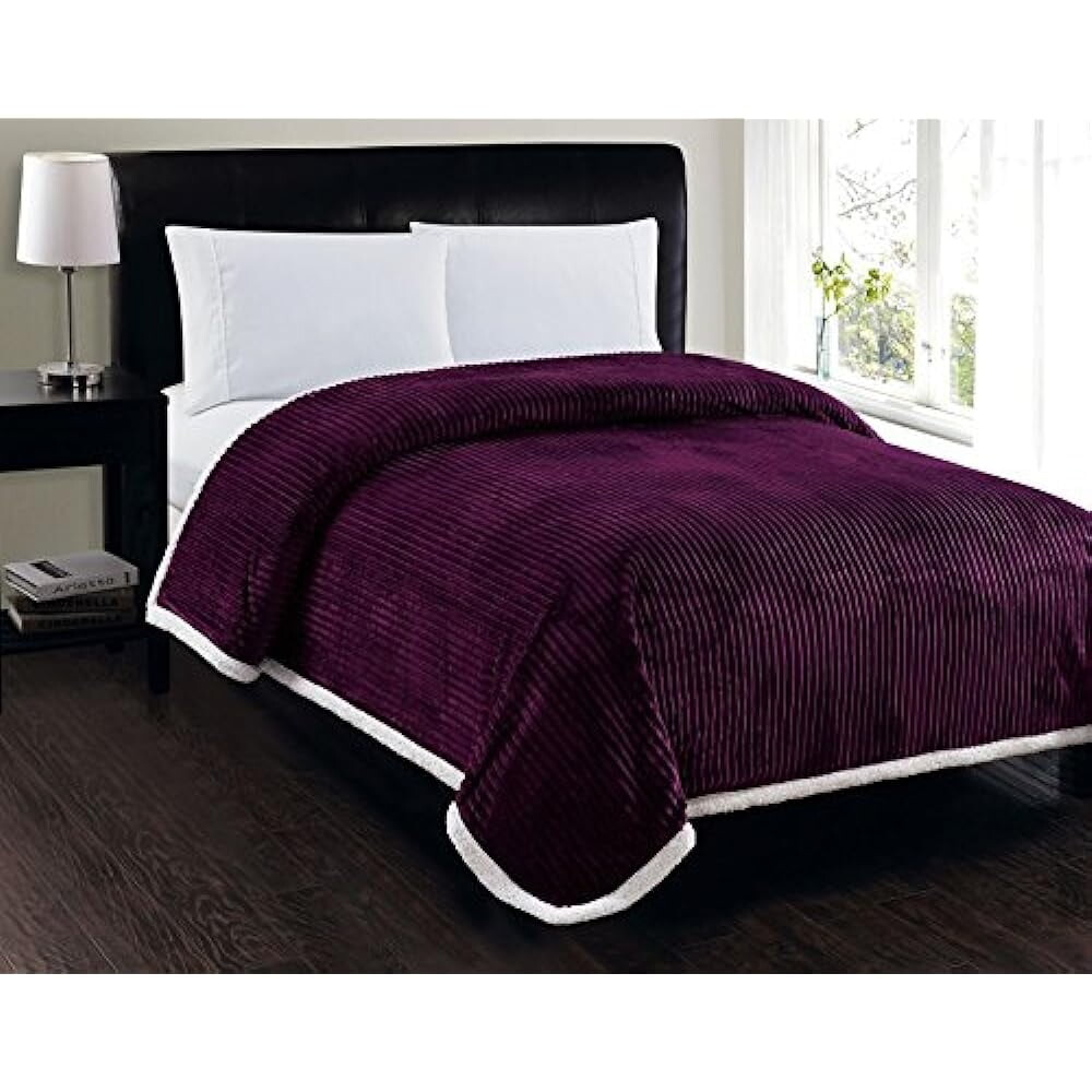 

Одеяло вельветовое Dcor&More Ultra Lush King Size Love Home Decor, фиолетовый