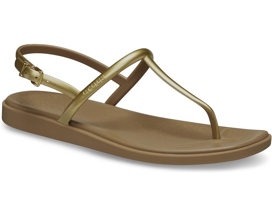 Сандалии Crocs Miami Thong Sandals, цвет Sepia Metallic