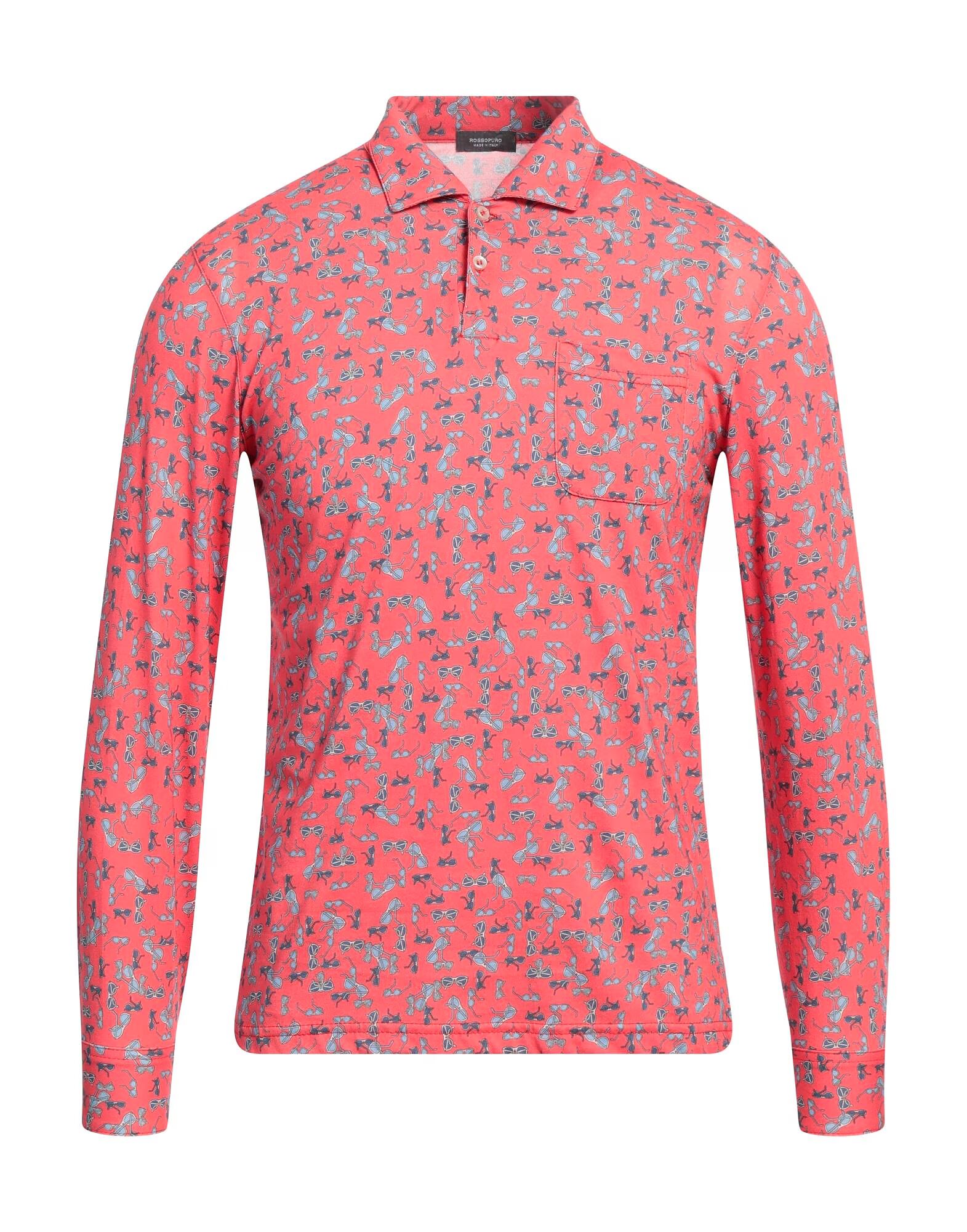 

Рубашка поло Rossopuro, коралловый