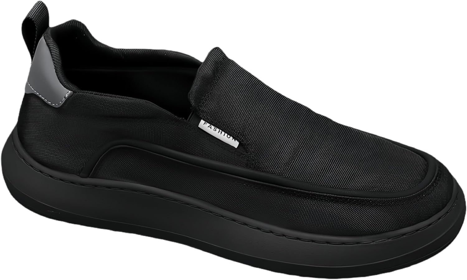 

Мужские дышащие тканевые кроссовки с толстой подошвой- легкие и удобные, подходят для активного отдыха и повседневной носки Clolinde, черный