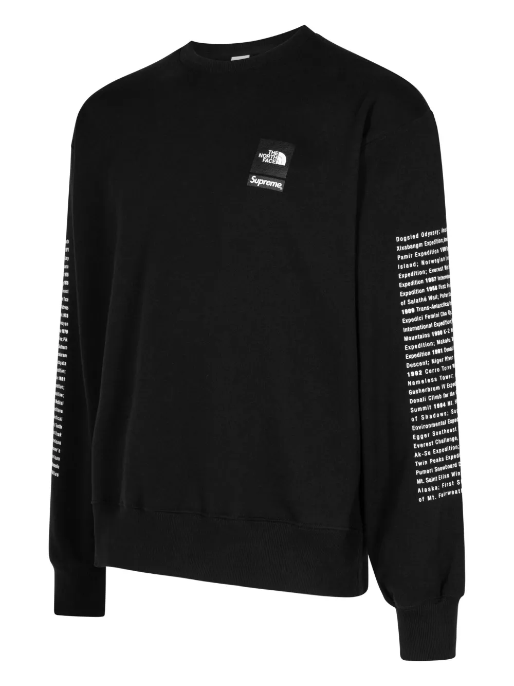 Толстовка Black из коллаборации с The North Face Supreme, черный — фото 3