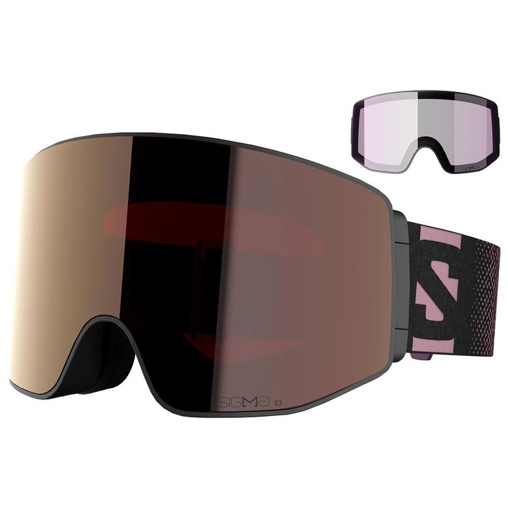 

Горнолыжные очки Sentry Prime Black Grape Shake Sigma Gun Metal + Sigma Clear Pink Salomon