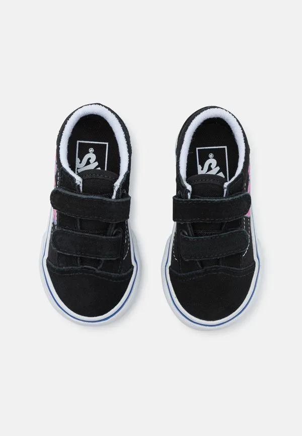 Классические скейтбордистские кроссовки унисекс Vans, Black/Multi-Coloured — фото 4