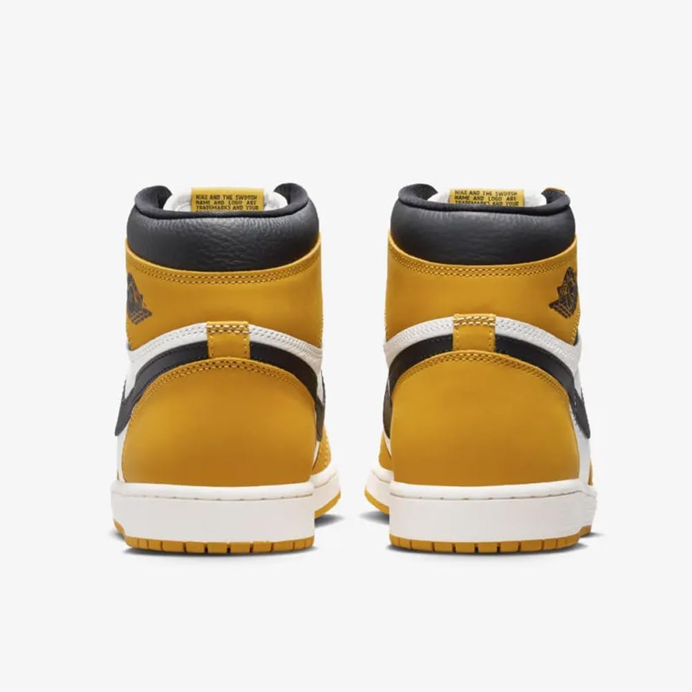 Кроссовки NIKE Air Jordan 1 Retro High OG Yellow Ochre (DZ5485-701, Yellow Ochre/Sail/Black) — фото 4