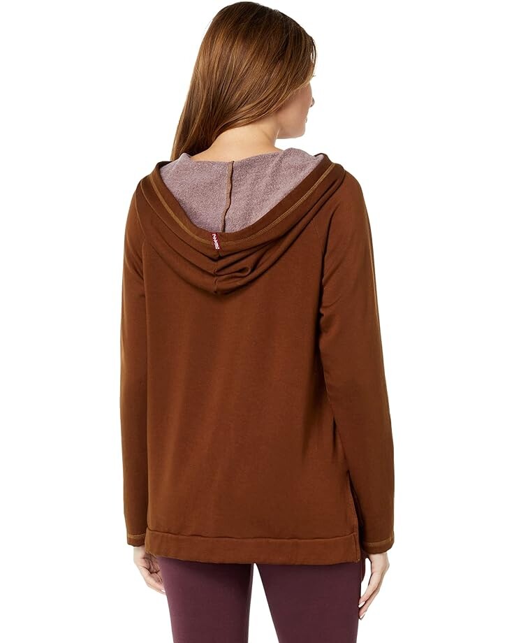 

Худи Hard Tail Slouchy Long Sleeve Hoodie, цвет Cognac